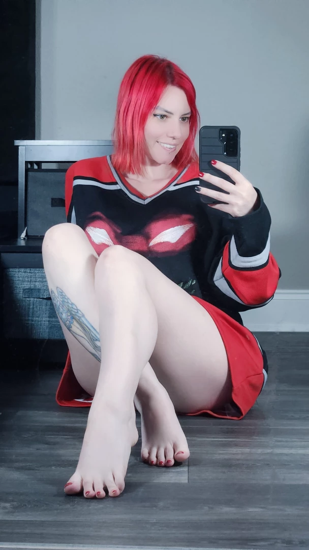 A few pics of me in just a jersey and thong p 