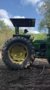 Some nude tractor action from last summer