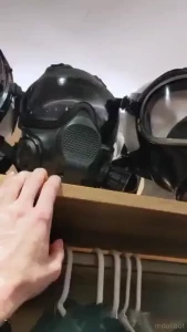 Choosing my gas mask this one was really cool since it had been