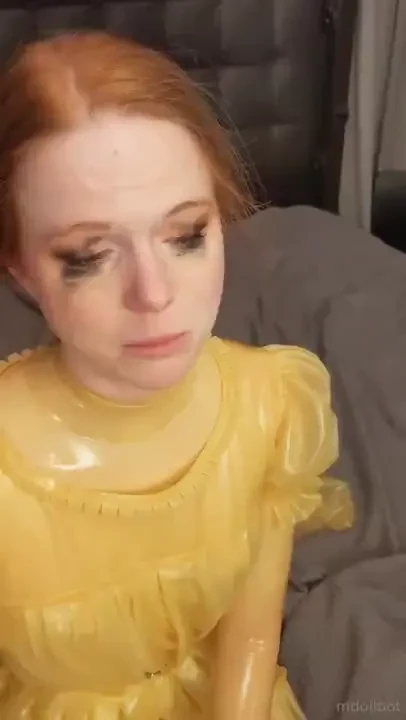 Smeared my mascara from sooo much crying poor lil doll right right part 1 