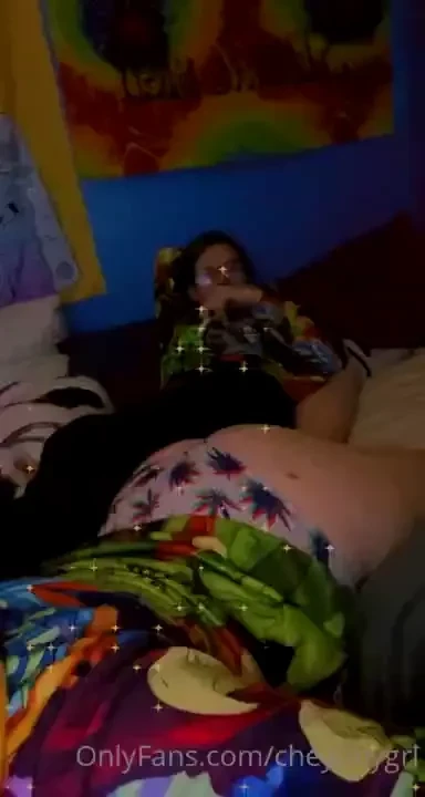 Playtime w my baby in my trippy pot leaf panties part 2 