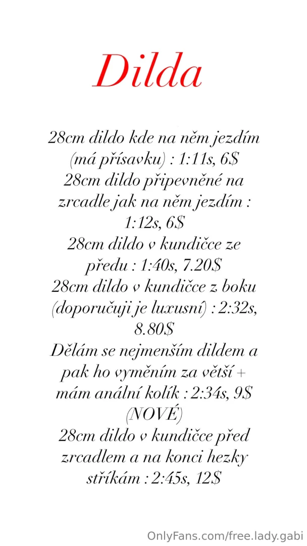 Nov cenov upraven nab dka vide a fotek 