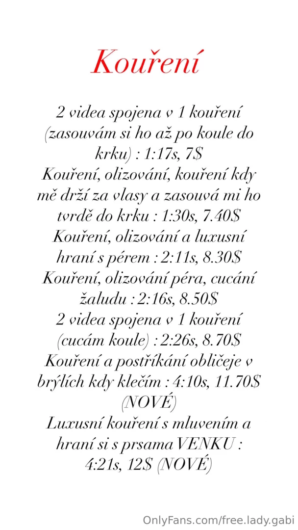 Nov cenov upraven nab dka vide a fotek part 5 