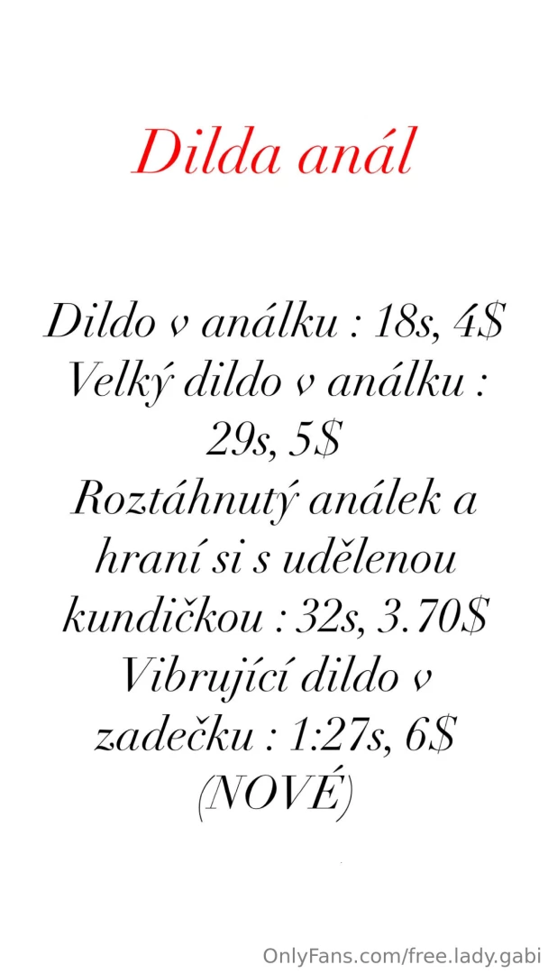 Nov cenov upraven nab dka vide a fotek part 4 