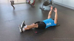 Toe touching sit-ups