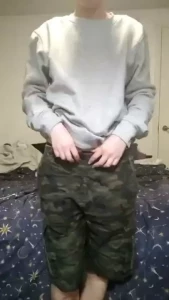 Every man should wear a thong under their cargos gt