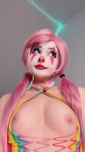 Rainbow clown girl me and my bf made a tape in this last night which i part 10
