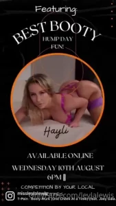And the winner of our best booty comp is charlotte york as voted by
