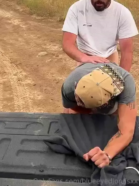 Nothing like pulling over for a quick fuck over the tailgate part 1 
