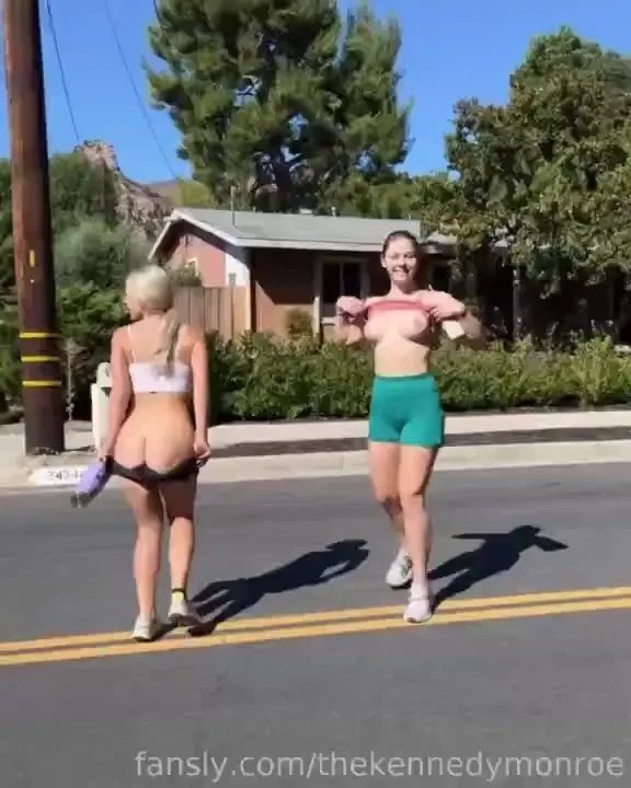 Flashing on a morning walk really gets the blood pumping w mayarue 