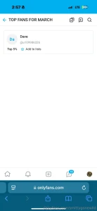 We got dave as the top fan of the month free content coming your way