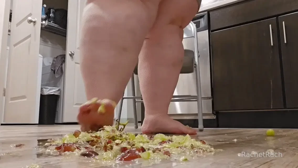 Squishing sweetness a grape expectation watch as i take solo pleasure 