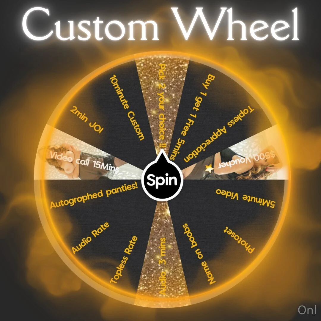 Custom wheel this wheel is for custom only you will always win custom 