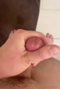 Leaking precum for you to taste