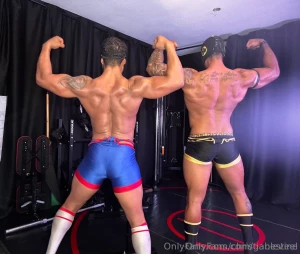 Gabesteel makes the best fetish wrestling content with a lot of part 1
