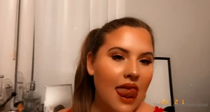 I got some licking to do