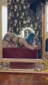 I do really love rediscovering my body with my new tattoos my ass part 1