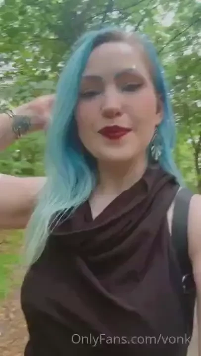 Take a walk through the woods with me no one will see us 