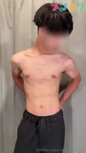 5 6 119 lbs 21yo handsome boy debut he s cool has nice muscles and so part 1