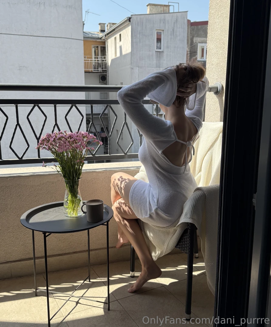 An ideal morning the sun gently kissing my skin a warm coffee in hand 