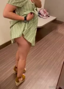 Doing some with no panties on