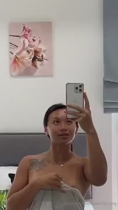 Oops dropped my towel 