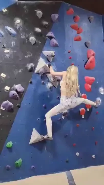 Climbed a v5 today really had to stretch too in order to be able to 