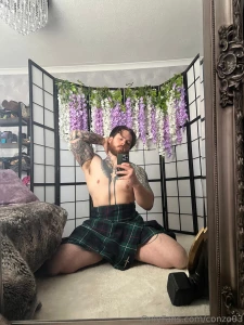Wanna peak under the kilt ask nicely and you shall receive