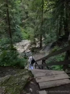 Nature was showing off today waterfalls hidden in the middle of the