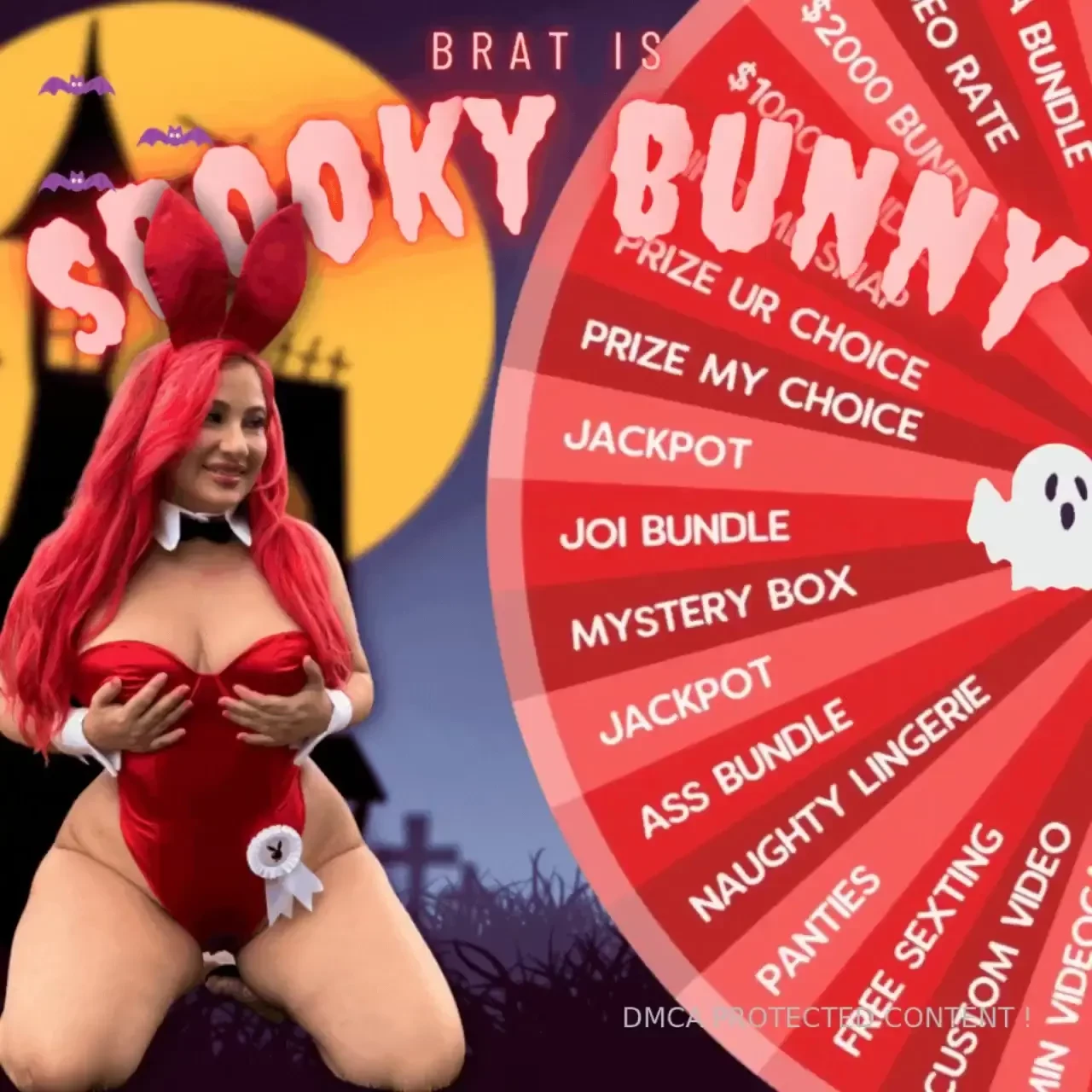 Spooky bunny spins let s celebrate halloween with some dirty prizes - 