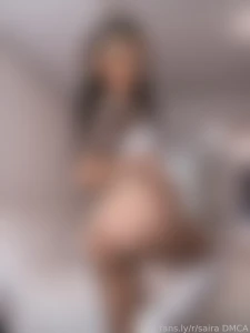 This elf is ready to unwind for the night dressed in a cute white part 1