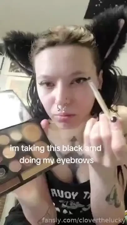 I found a 4 leaf clover and did my makeup this morning and i only 