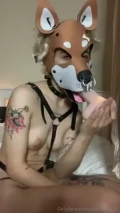 Trying out my new thrusting dildo my poor little pussy was far too part 1