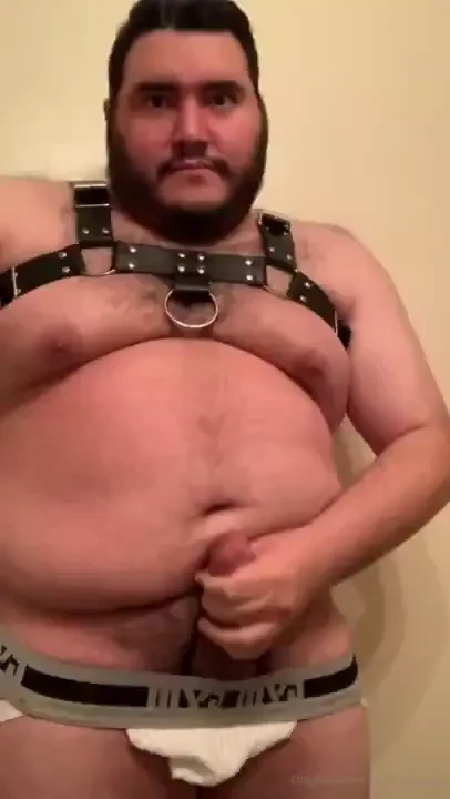 Playing in a jock and harness 