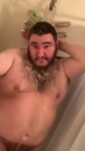 In the shower part 34