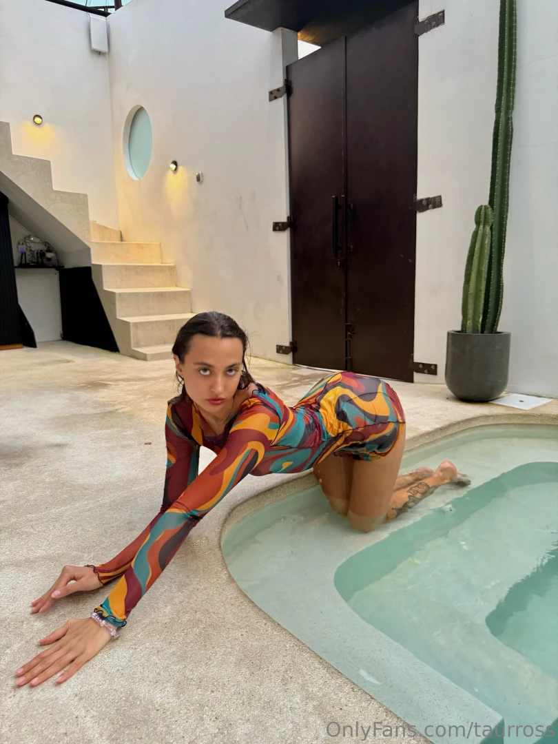 Cooling off by the pool with a little photoshoot part 1 