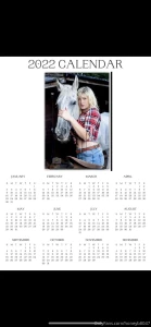 My new calendar if anyone wants to buy one please let me know only 5