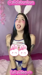 Ahegao ass and tits from your favourite bunny girl 3 hehe
