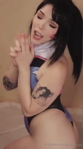 D v a wants you to watch her play with herself 3 dva cosplay buy this