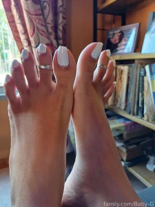 Part 2 look at those pretty white toes pedicure prettytoes part 8