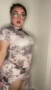 White floral dress video session part 1