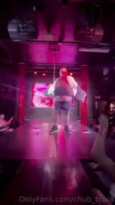 Dancing at massivepole at precinct in dtla