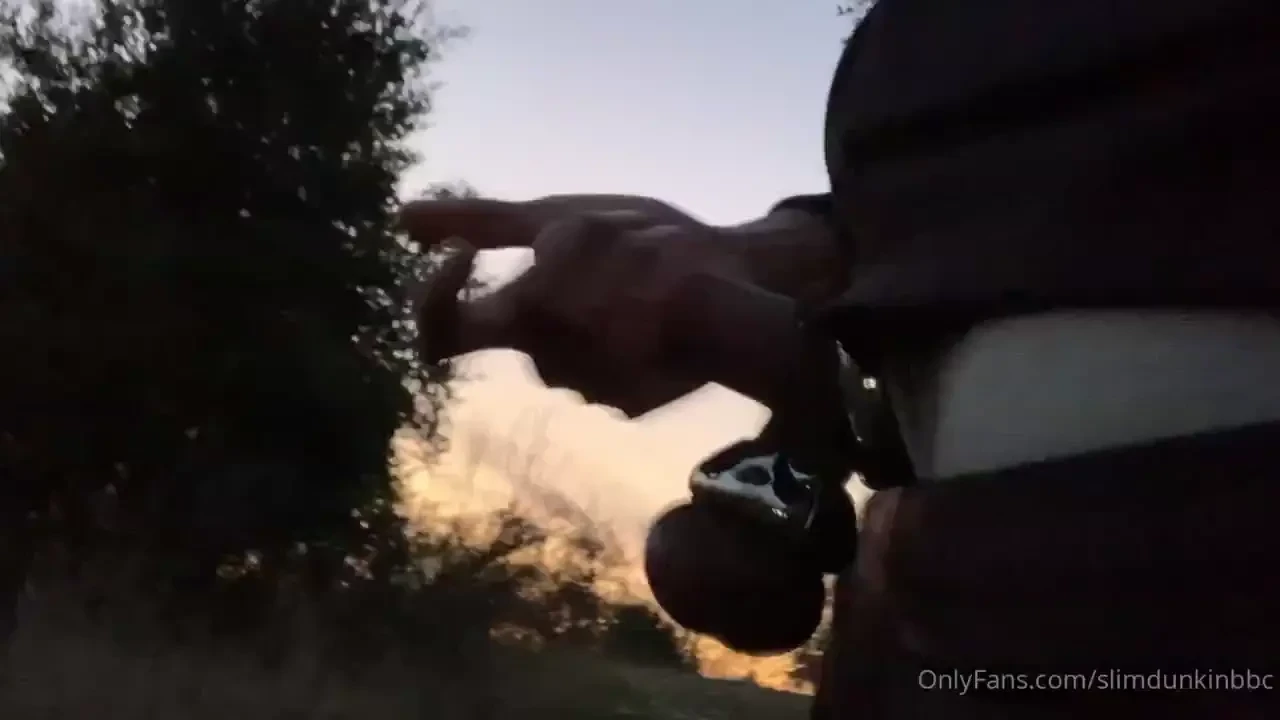 Outside enjoyin the sunset 