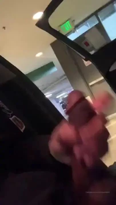 Strokin one out with the door open cum find me 