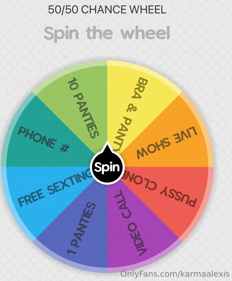 First fan to tip 15 gets a spin on the wheel 