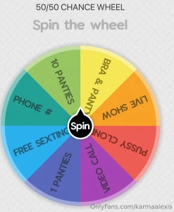 First fan to tip 15 gets a spin on the wheel