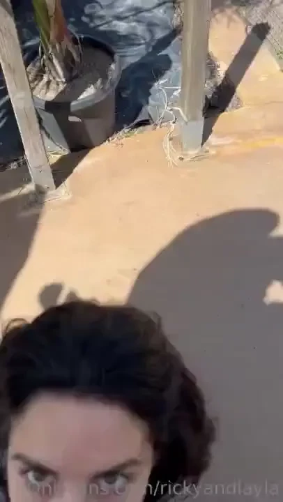 Blowjob at the garden full video on laylamarlene of 