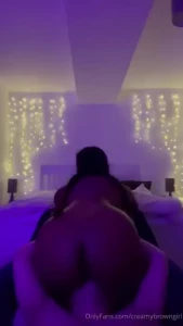 When he says sit on my face sorry the clip is short and sweet guys we