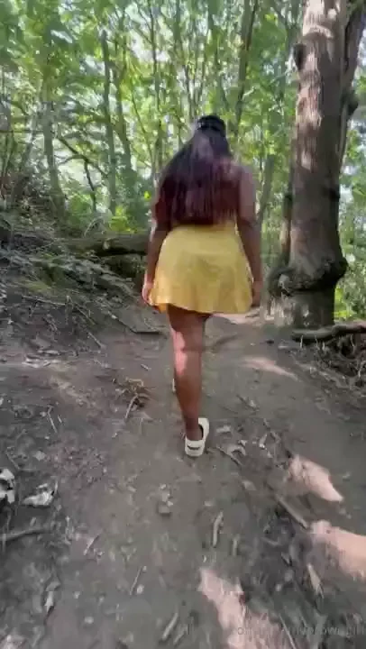Cum on a walk with me in the woods while i flash my ass thanks for 