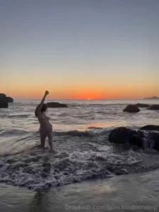 Last of the sf beach days sunset